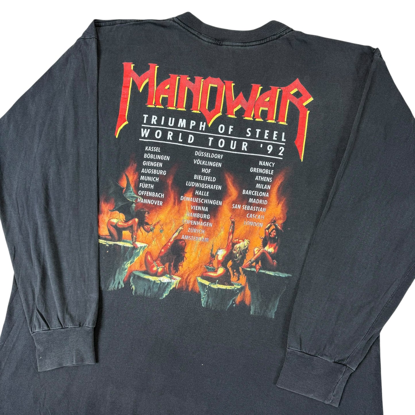 1992 Manowar 'Triumph of Steel' (XL+)