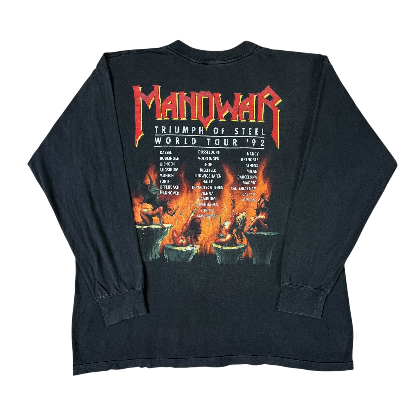 1992 Manowar 'Triumph of Steel' (XL+)