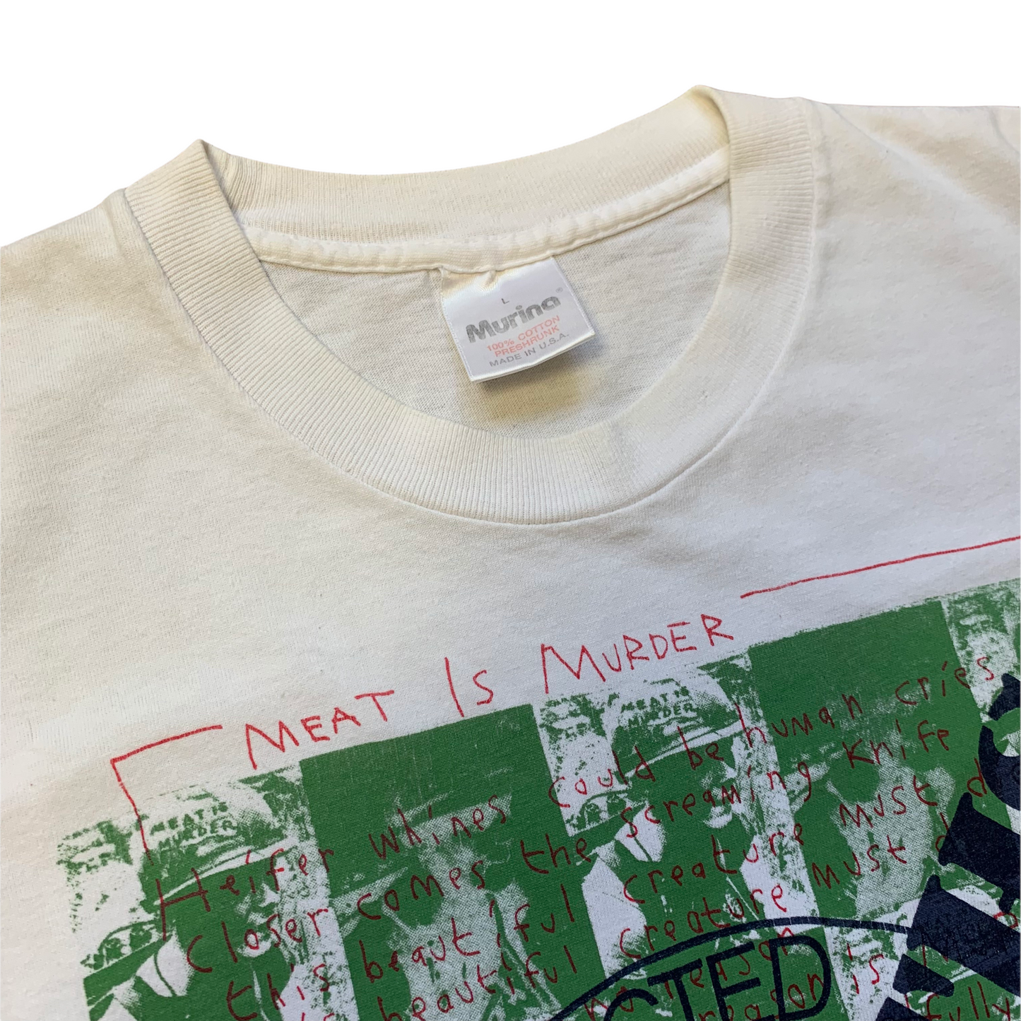90s The Smiths 'Meat is Murder - USDA Stamp' (L)