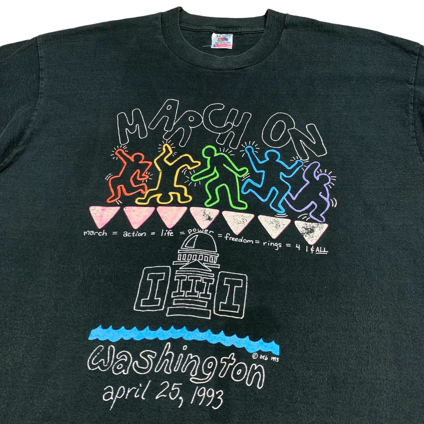 1993 Keith Haring ‘March On Washington’ (XL)