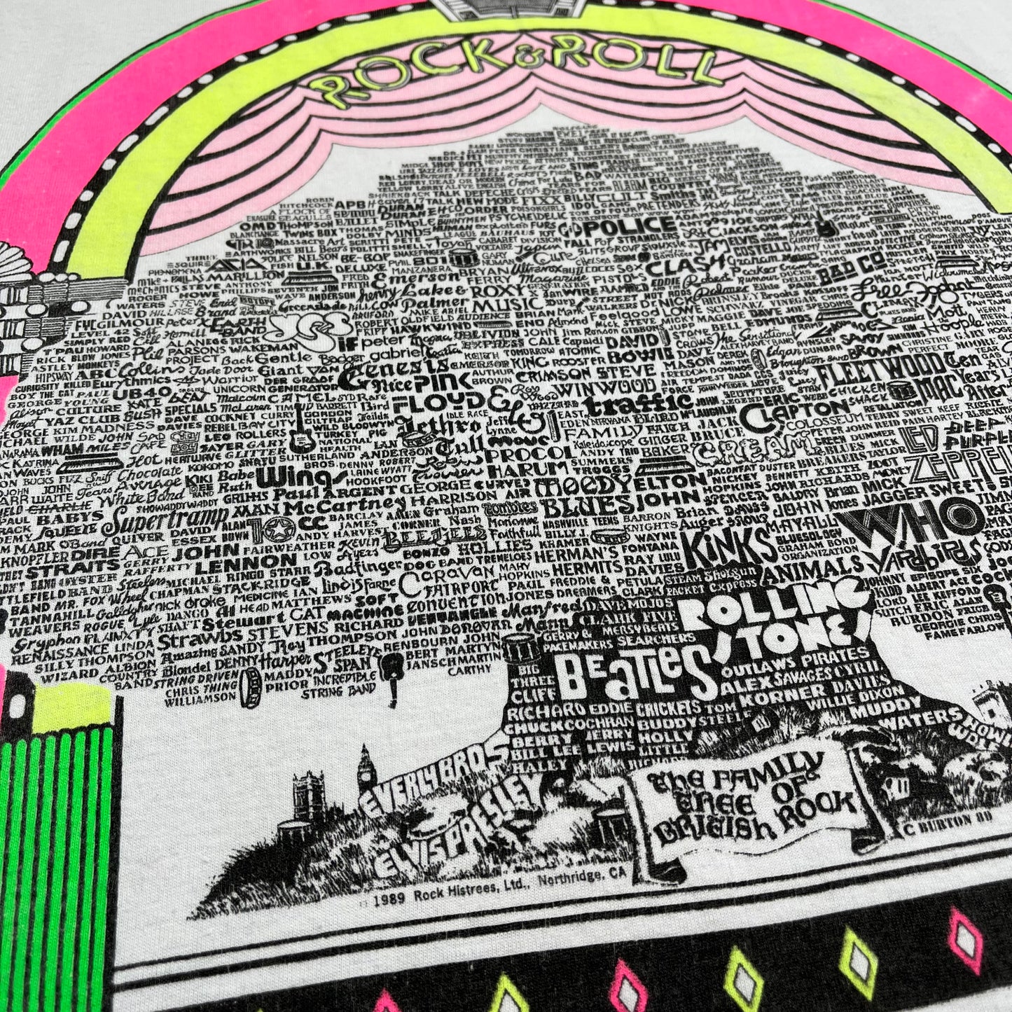 1989 Rock 'N' Roll Family Tree (L/XL)