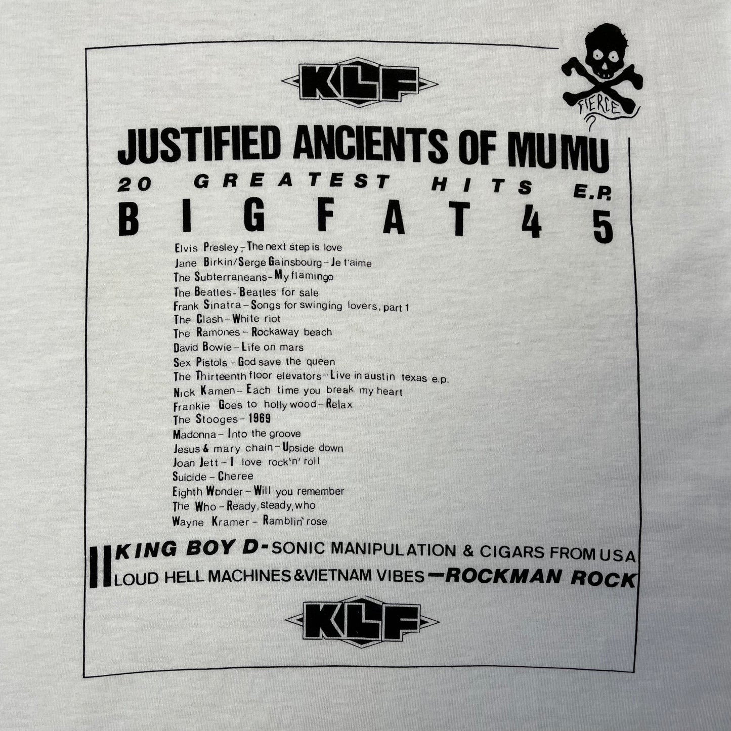 1988 KLF ‘Big Fat 45’ (M/L)