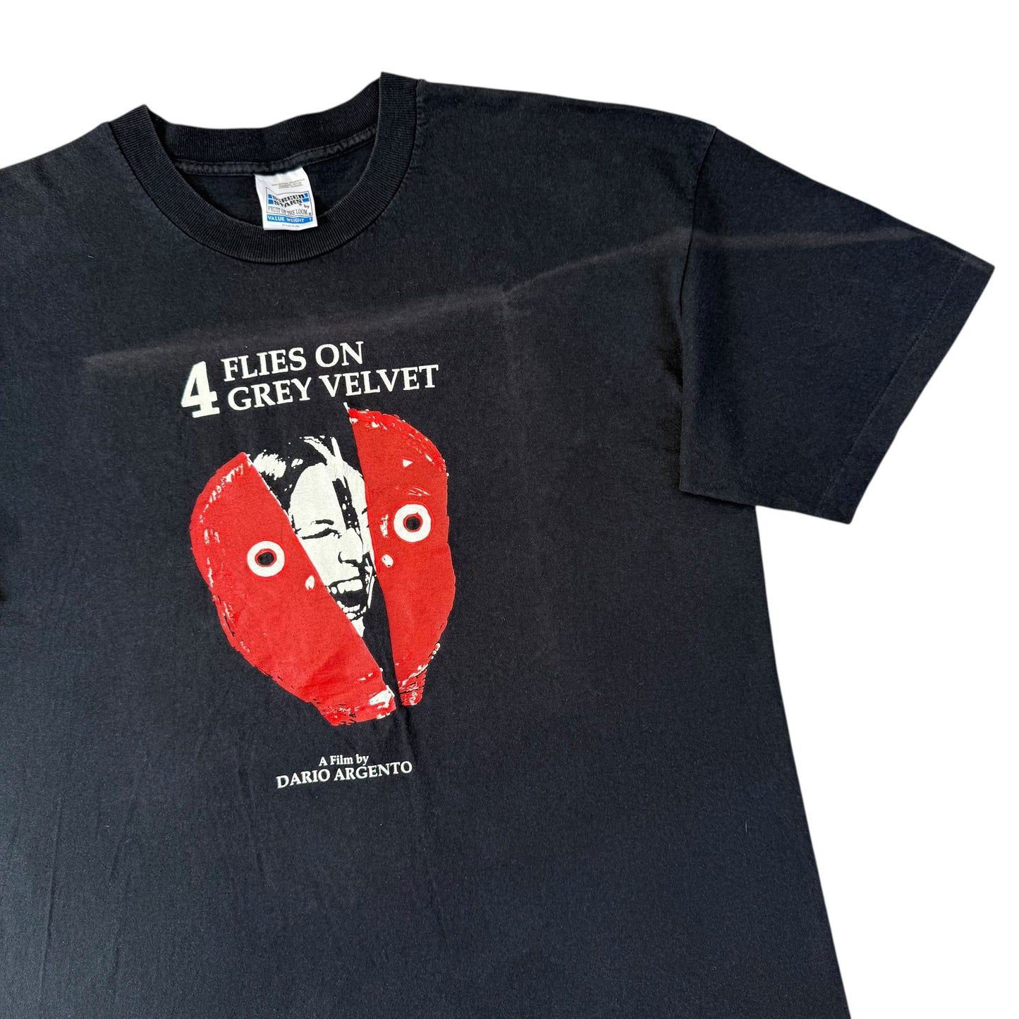 90s 4 Flies on Grey Velvet (XL)