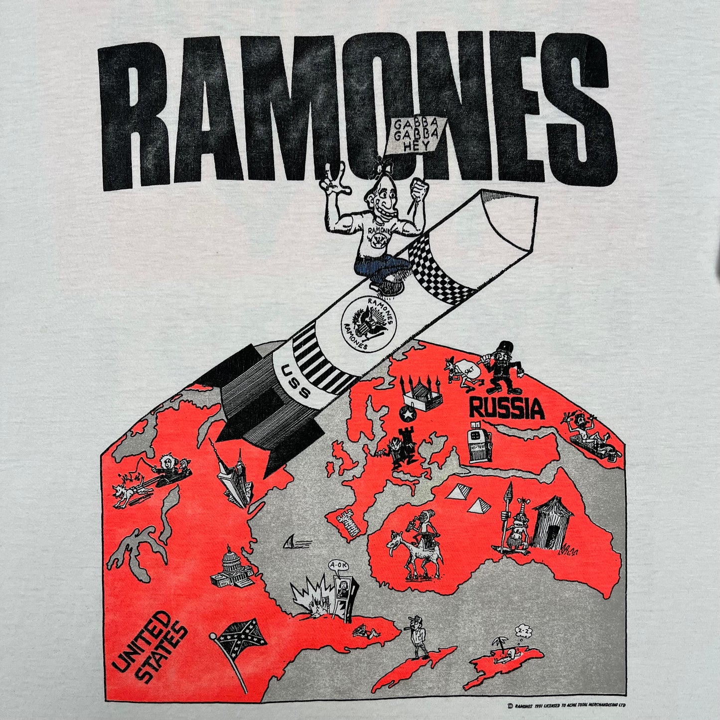 1991 Ramones 'Gabba Gabba Hey' (XL)