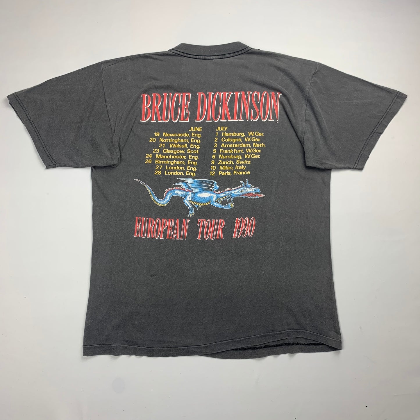 1990 Bruce Dickinson 'Tattooed Millionaire' (M/L)