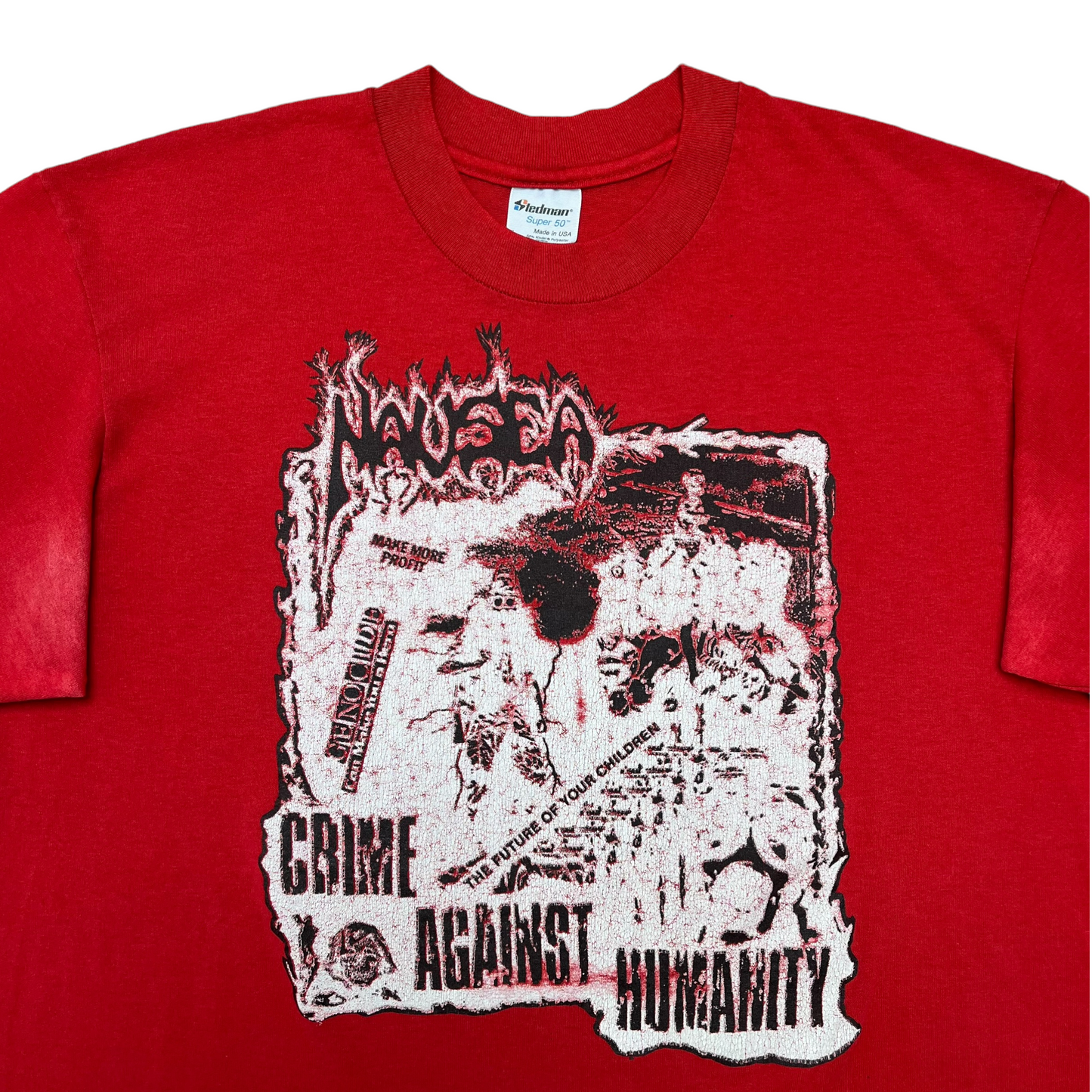 1991 Nausea 'Crime Against Humanity' (M)